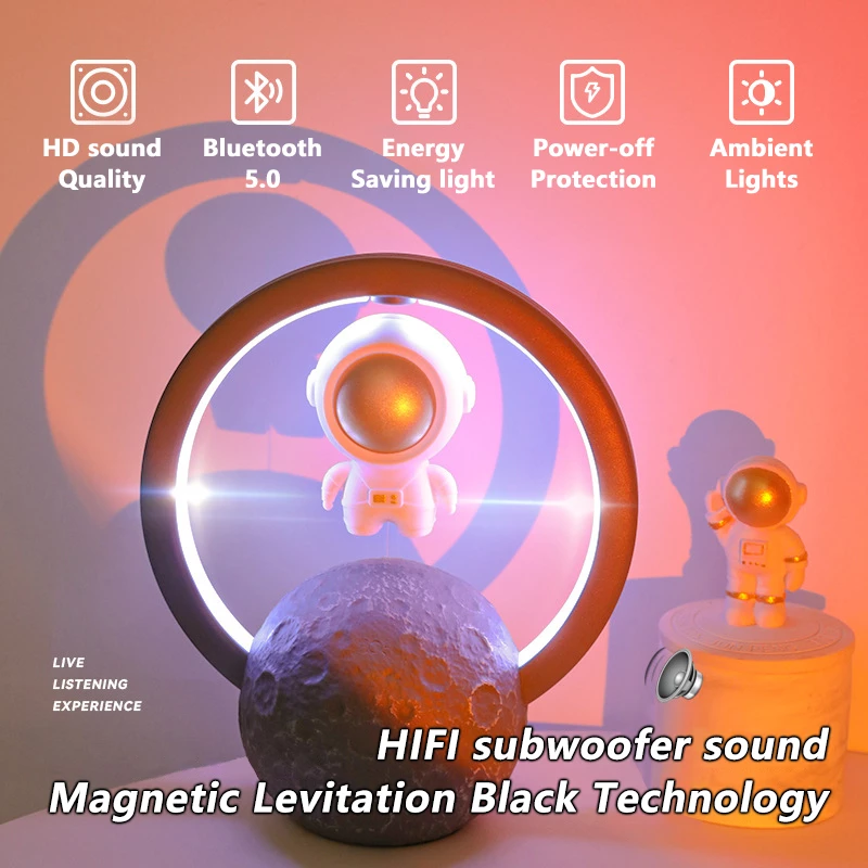 Magnetic Levitation Astronaut Bluetooth Wireless Speaker