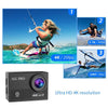 4K Action Pro Waterproof All Digital UHD WiFi Camera + RF Remote And Accessories