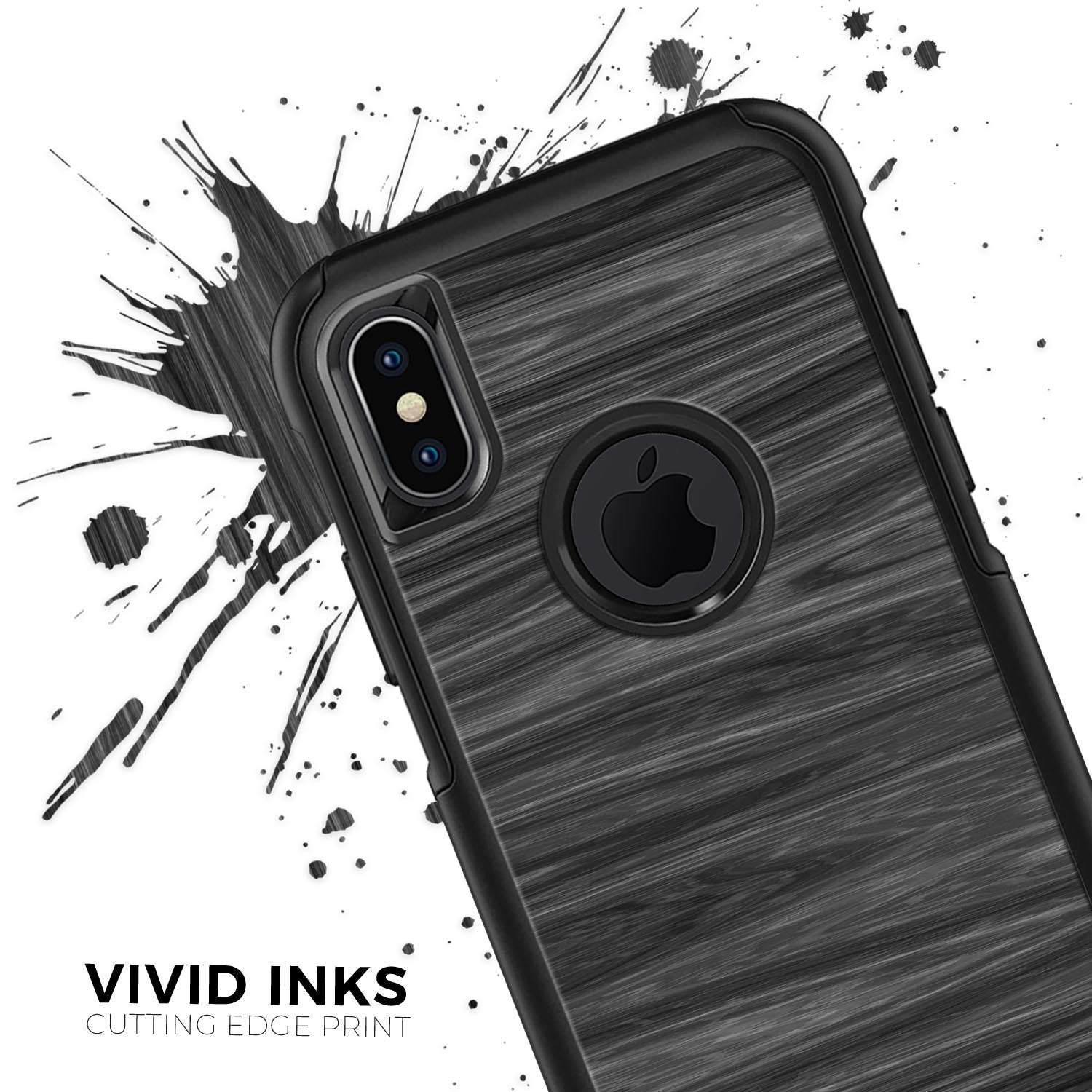 Dark Slate Wood - Skin Kit for the Phone OtterBox Cases